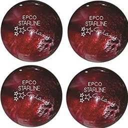 EPCO Candlepin Starline Galaxy -Red - (4 1/2", 2lbs 6oz) 4 Balls