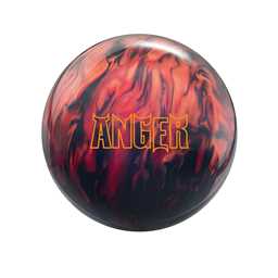 Hammer PRE-DRILLED Anger Bowling Ball - Black/Red/Caramel