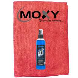 Kr Strikeforce Remove All Bowling Ball Cleaner 8oz with Moxy Micro Fiber Cleaning Towel (Red)