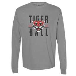 Tigerball Unisex Long Sleeve Shirt - Gray