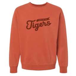 Home of the Tigers Unisex Crewneck - Amber