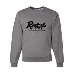 Black Logo Radical Crewneck - Oxford