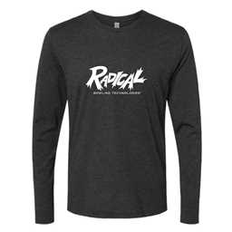 White Logo Radical Long Sleeve - Black