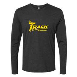 Track Bowling Long Sleeve-Vintage Black