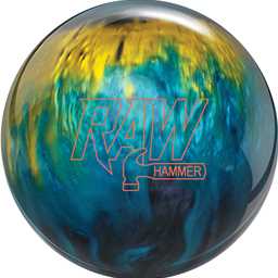 Hammer Raw Hammer Bowling Ball - Blue/Smoke/Gold