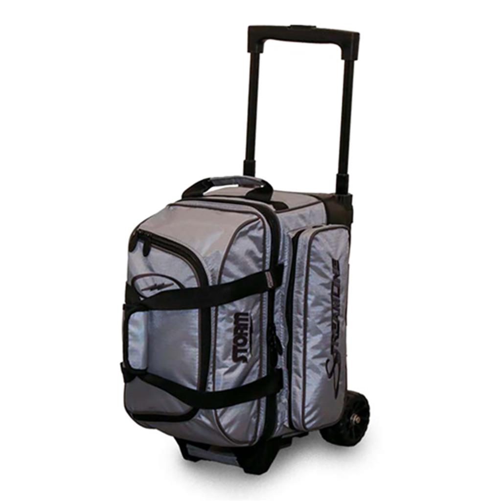 Storm Streamline 2 Ball Roller Bowling Bag- Silver/Black