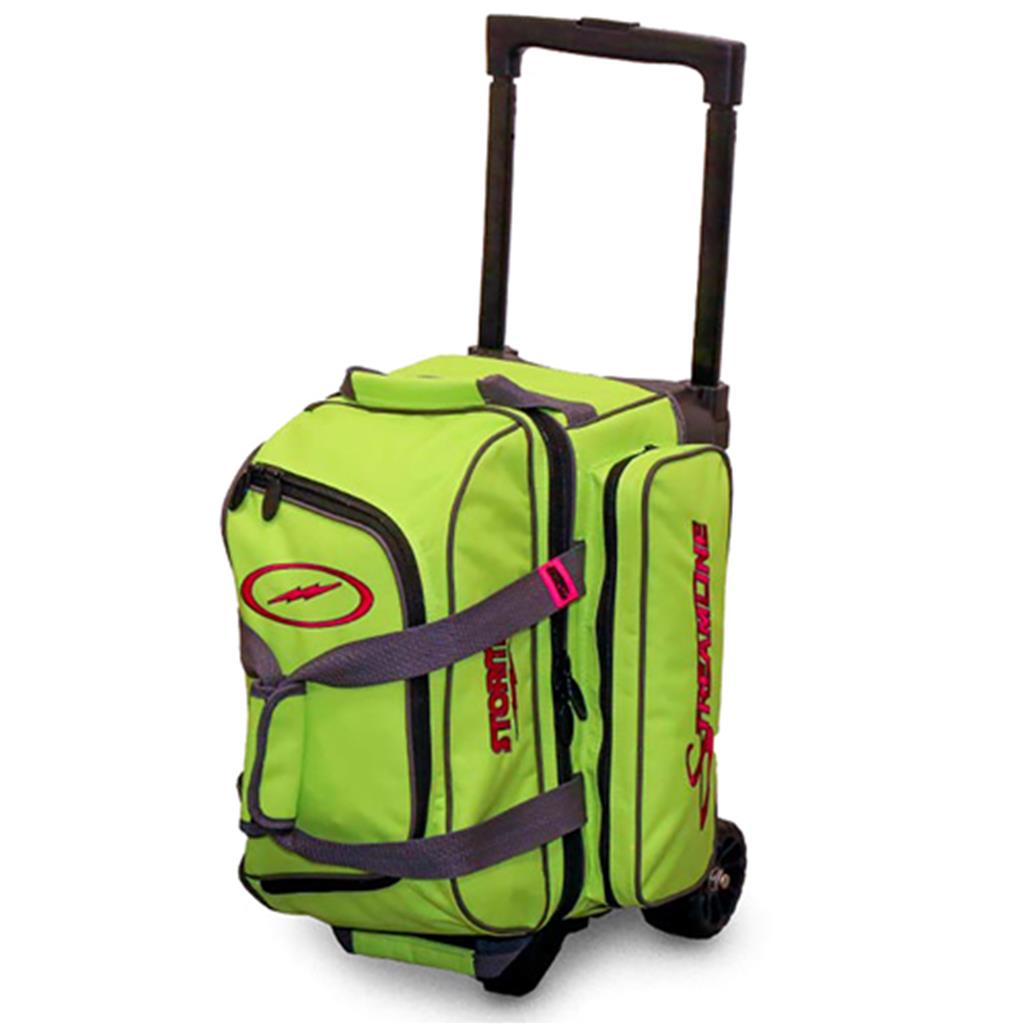 Storm Streamline 2 Ball Roller Bowling Bag- Lime/Grey