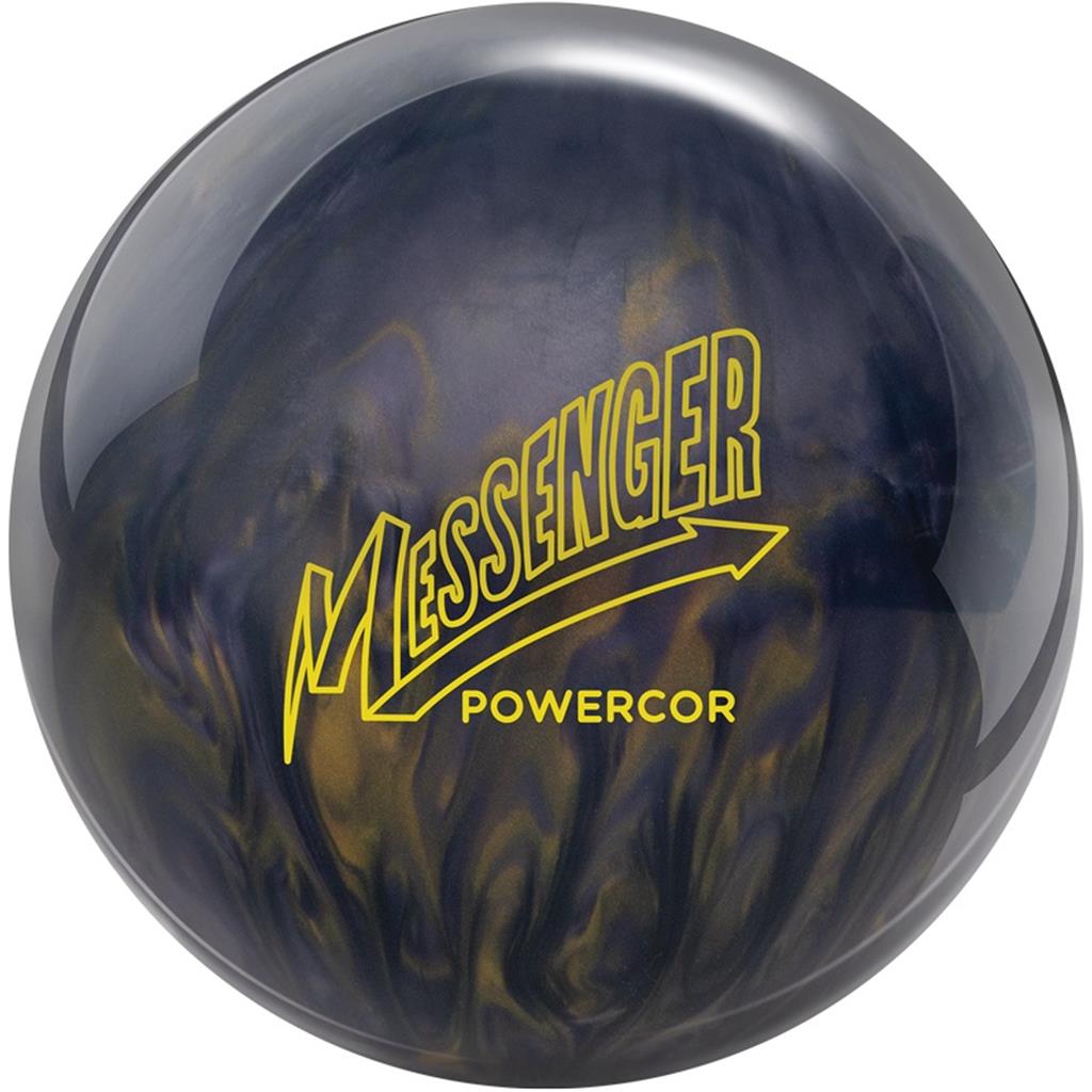 Columbia 300 Messenger Powercor Pearl Bowling Ball - Black/Gold