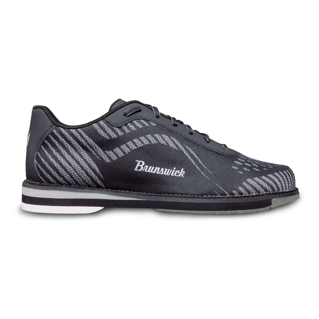 Brunswick Mens Command Right Hand Bowling Shoes - Black/Grey