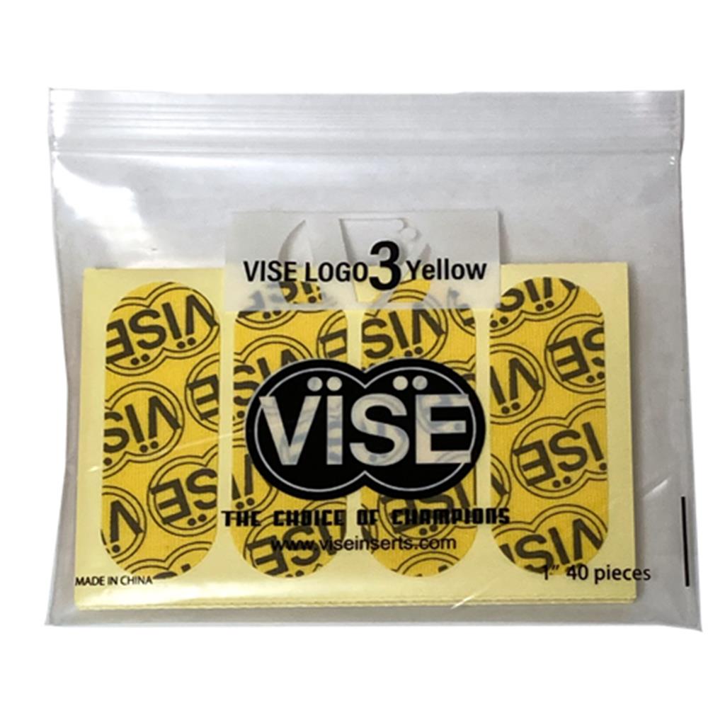 Vise Pre-Cut Logo Tape 1 inch - Yellow