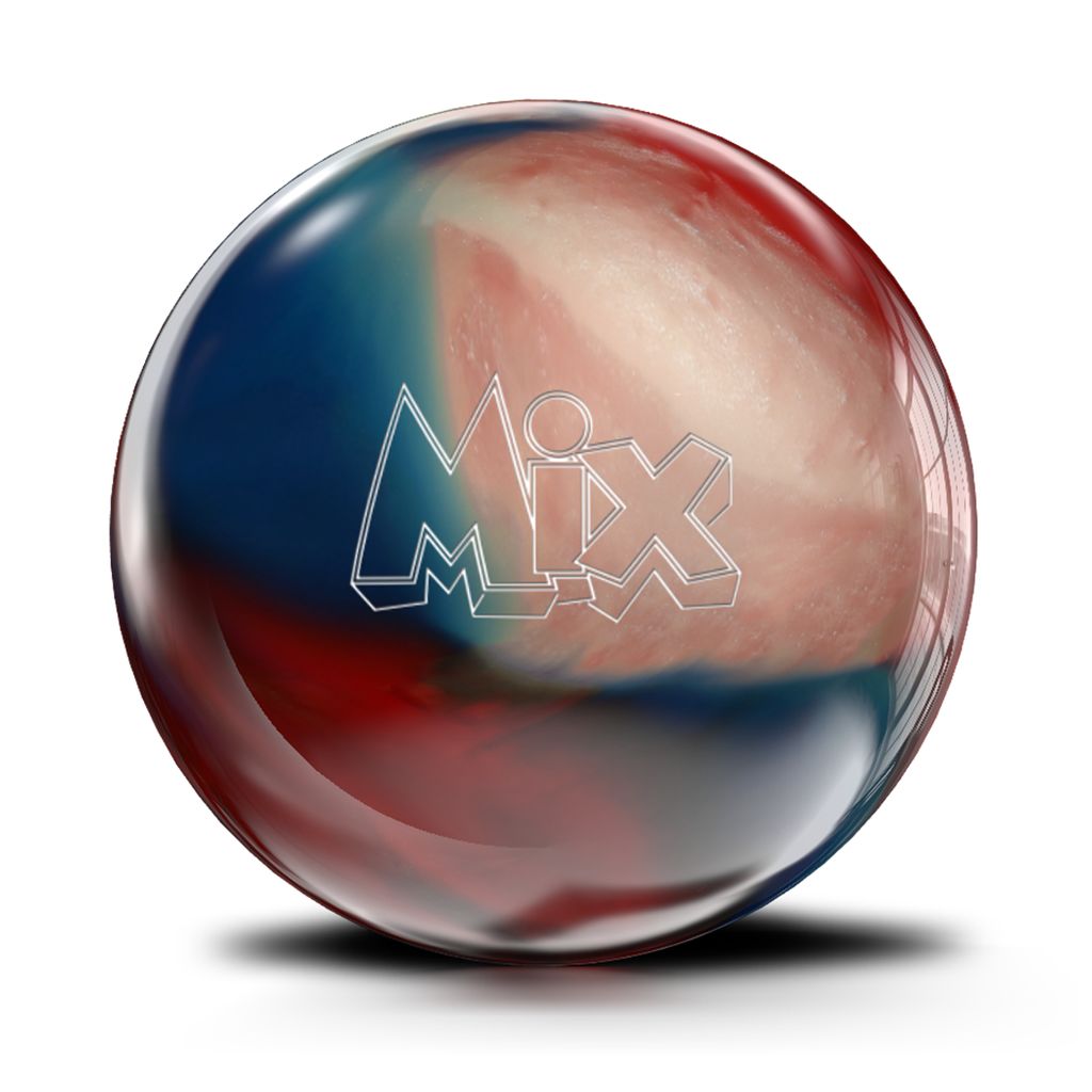 Storm Mix Bowling Ball- Red/White/Navy