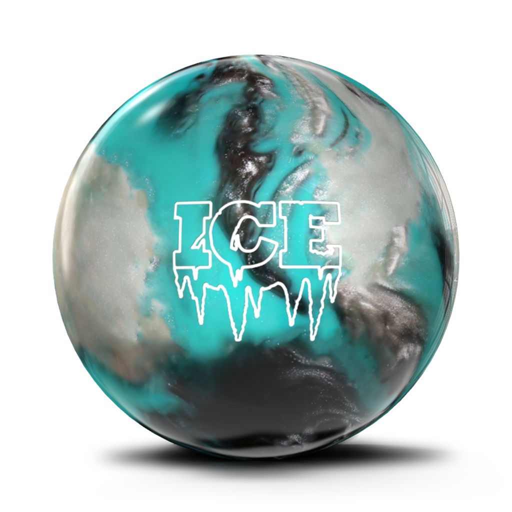 Storm PRE-DRILLED Ice Bowling Ball- Teal/Silver/Graphite