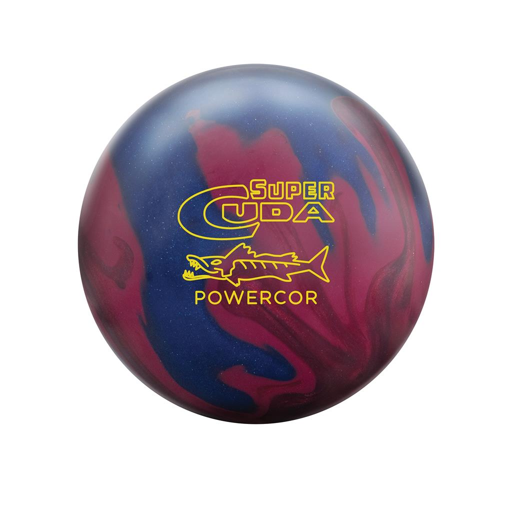 Columbia 300 PRE-DRILLED Super Cuda Bowling Ball - Burgundy/Maroon/Blue