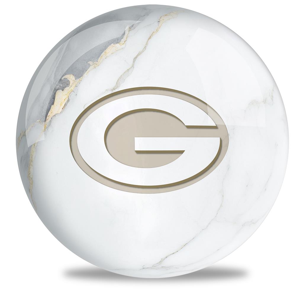 NFL Bowling Ball Marble Green Bay Packers