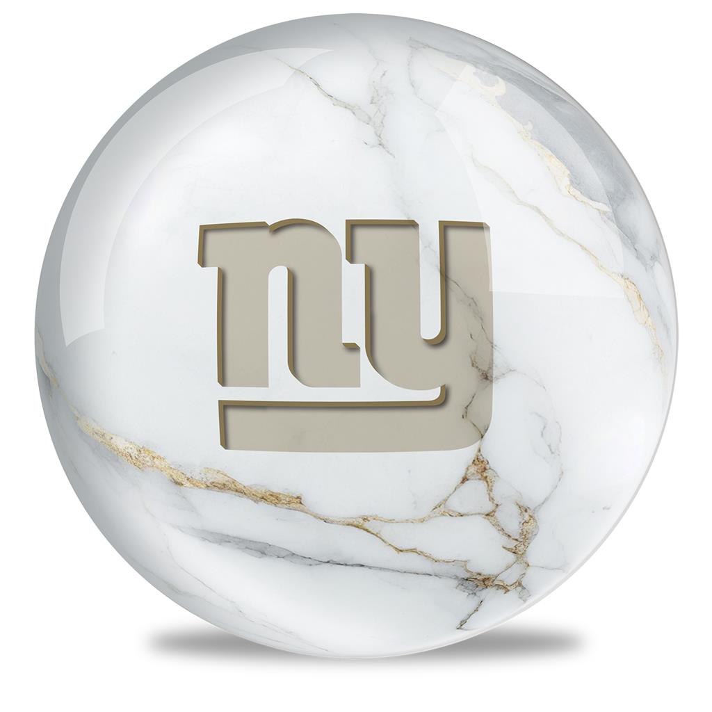 NFL Bowling Ball Marble New York Giants