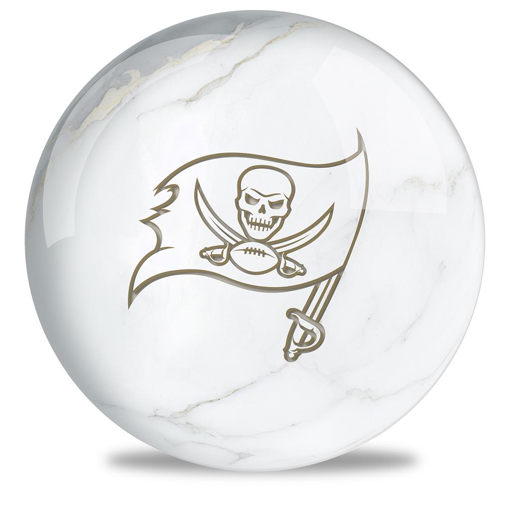 NFL Bowling Ball Marble Tampa Bay Buccaneers