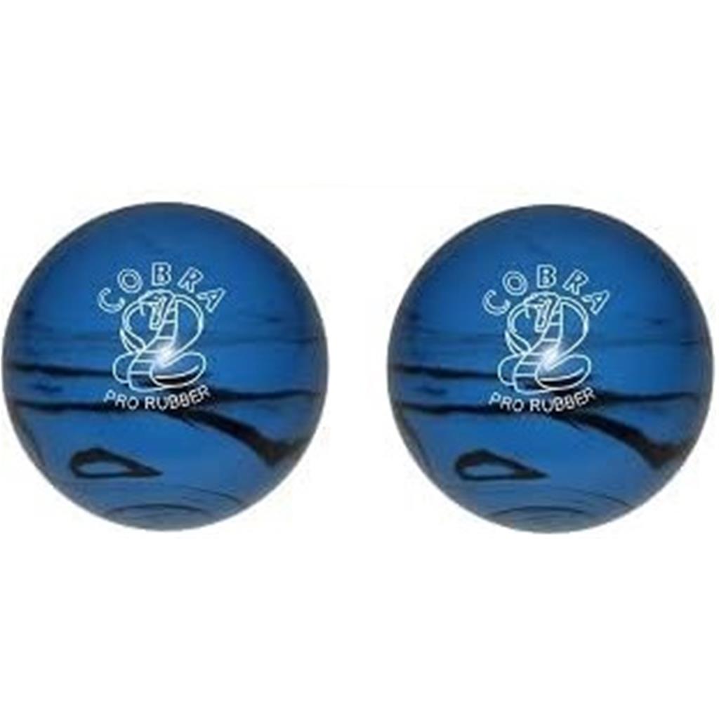 EPCO Duckpin Bowling Ball - Cobra Pro Rubber - Blue & Black (5 inch- 3lbs. 8oz.) - 2 Balls