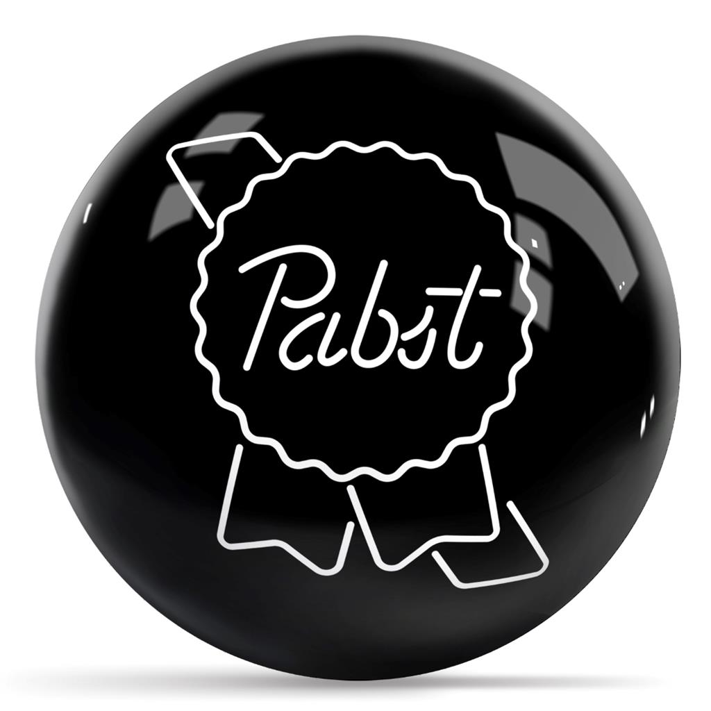 Pabst Blue Ribbon V1 Bowling Ball - Black