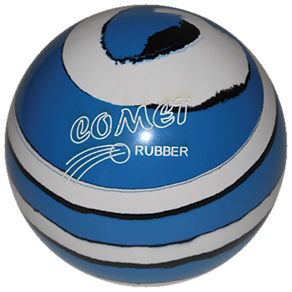 EPCO Duckpin Bowling Ball - Comet Rubber - Royal with White & Black (5 inch- 3lbs. 10 oz.) 1 Ball