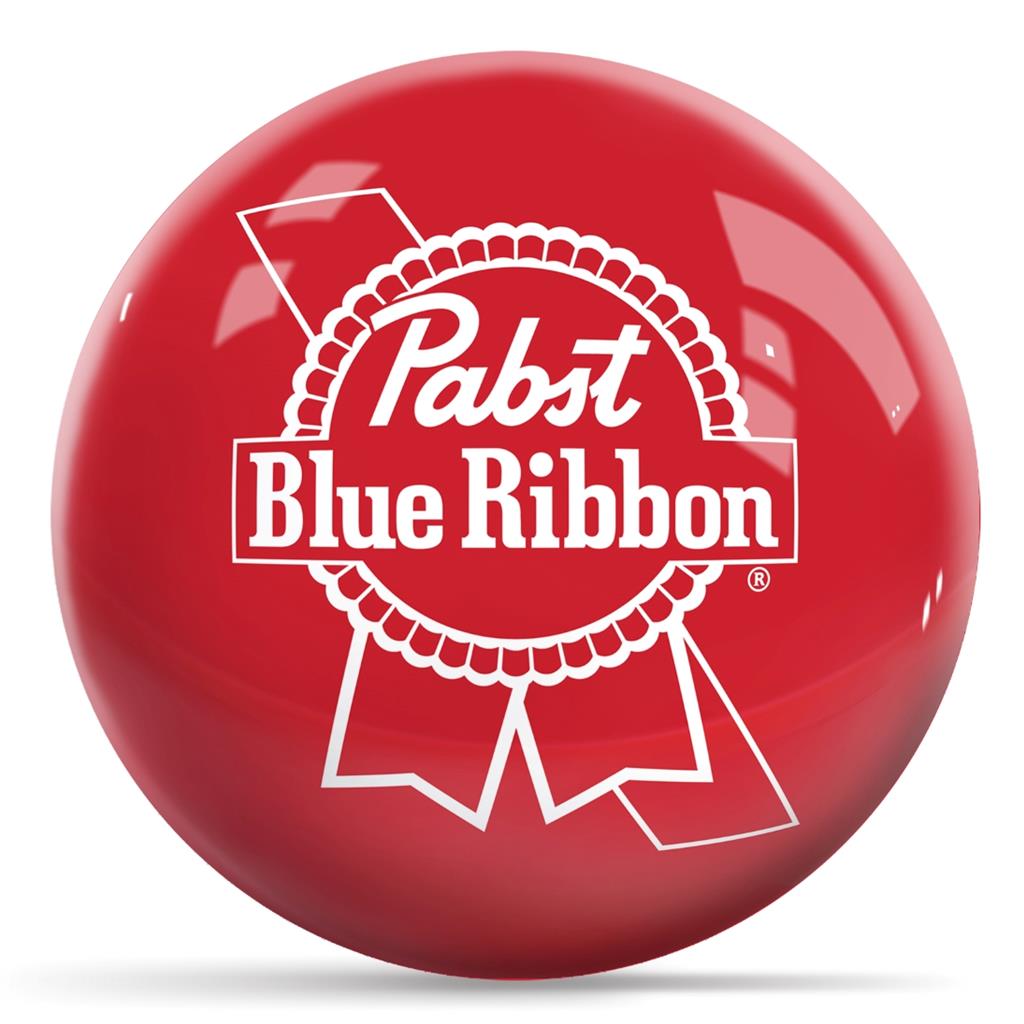 Pabst Blue Ribbon V2 Bowling Ball - Red