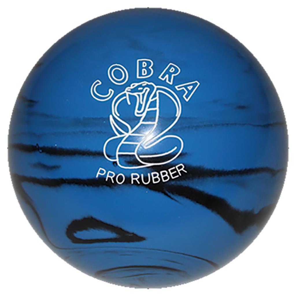 EPCO Duckpin Bowling Ball - Cobra Pro Rubber - Blue & Black (4 3/4 inch- 3lbs. 10oz.) 1 Ball