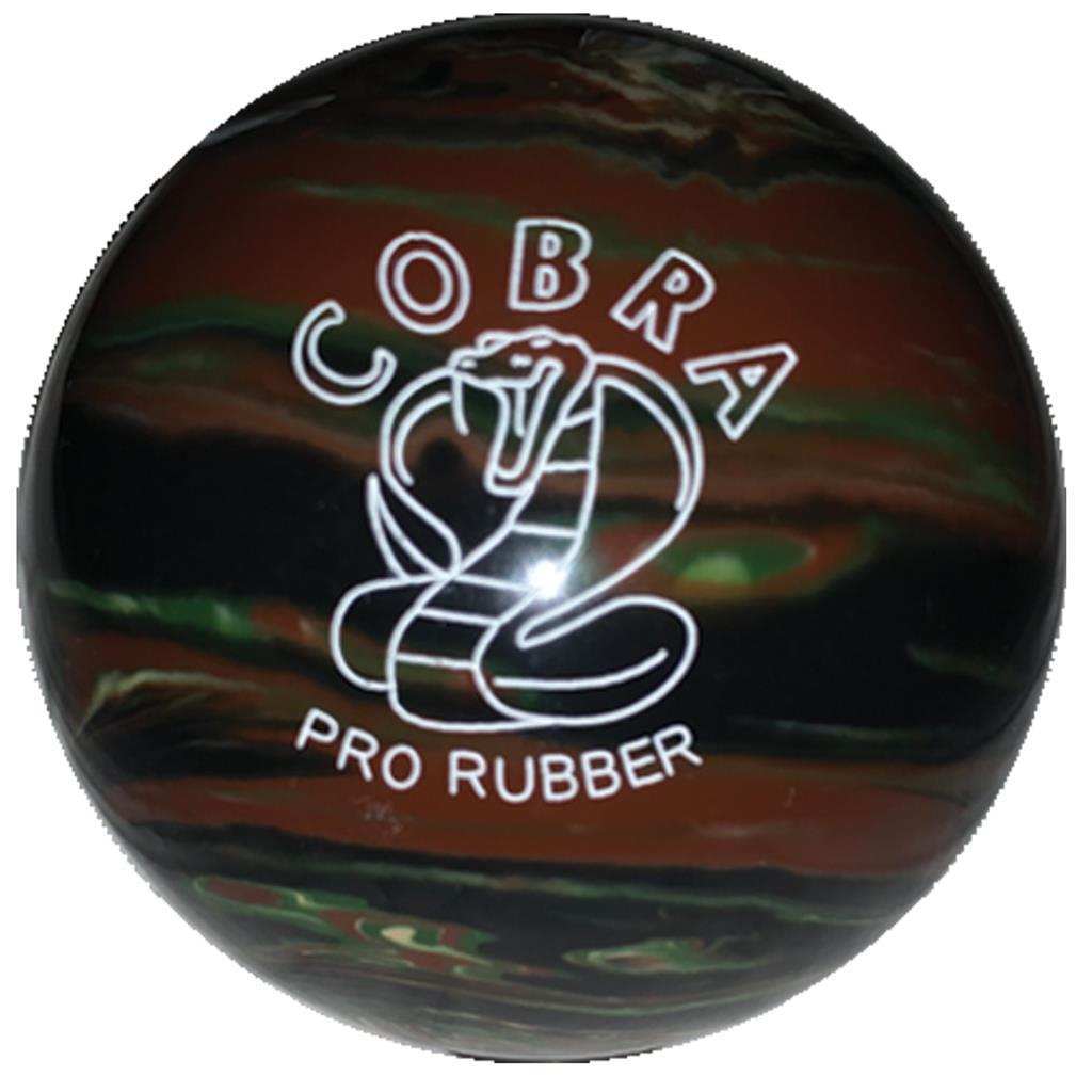 EPCO Duckpin Bowling Ball - Cobra Pro Rubber - Camouflage (4 7/8 inch- 3lbs. 10oz.) 1 Ball