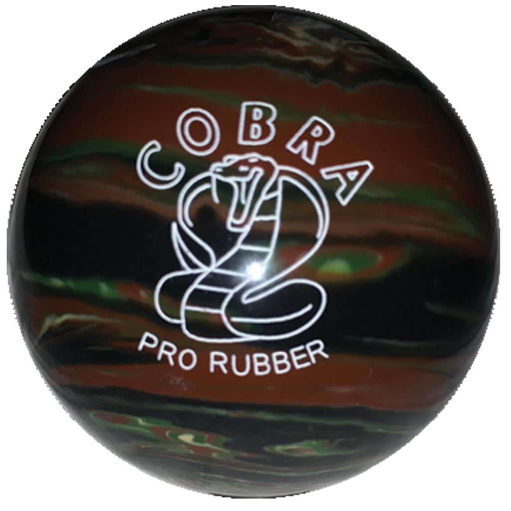 EPCO Duckpin Bowling Ball - Cobra Pro Rubber - Camouflage (4 7/8 inch- 3lbs. 12oz.) 1 Ball