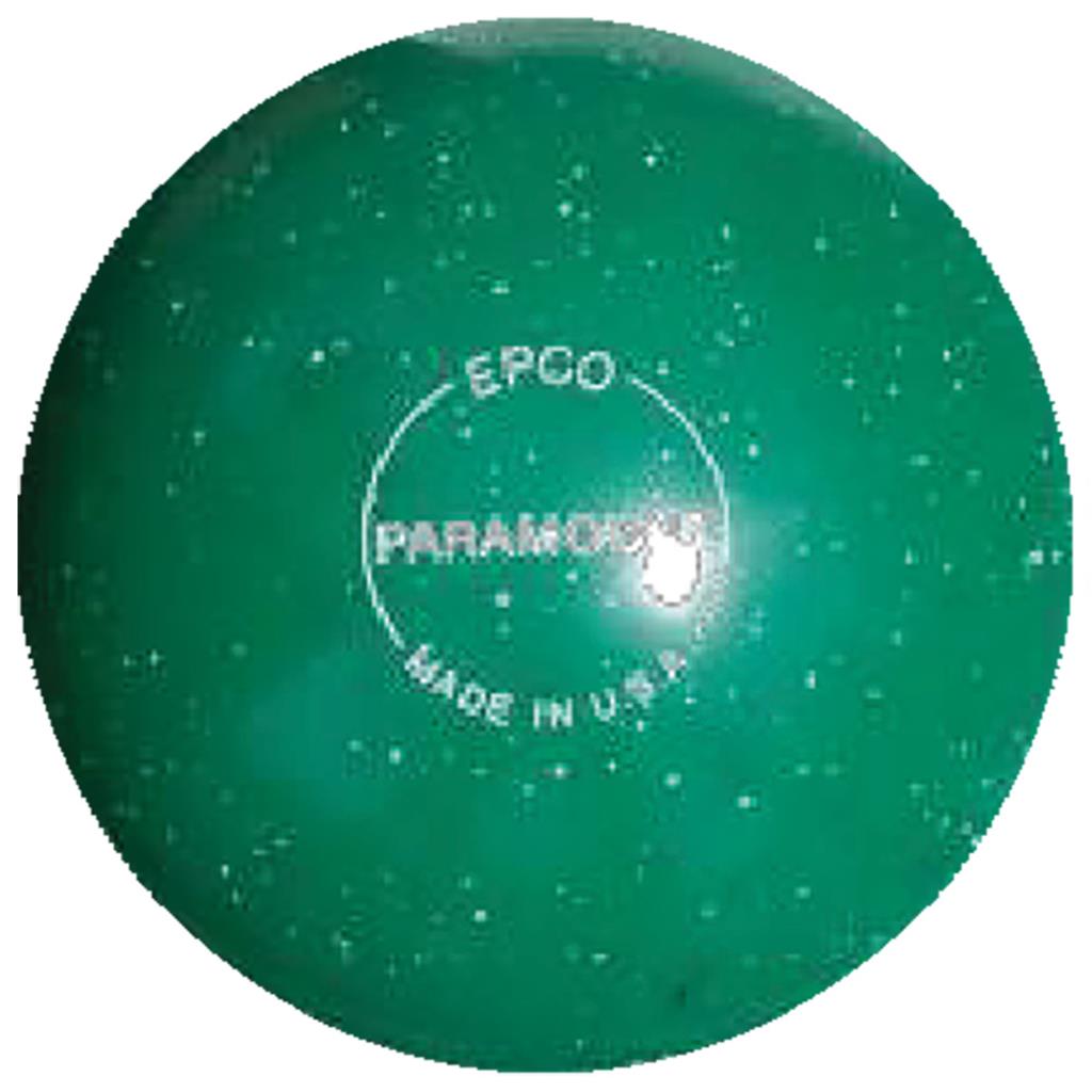 EPCO Duckpin Bowling Ball - Speckled House Ball - Green (5 inch- 3lbs. 12 oz.) 1 Ball