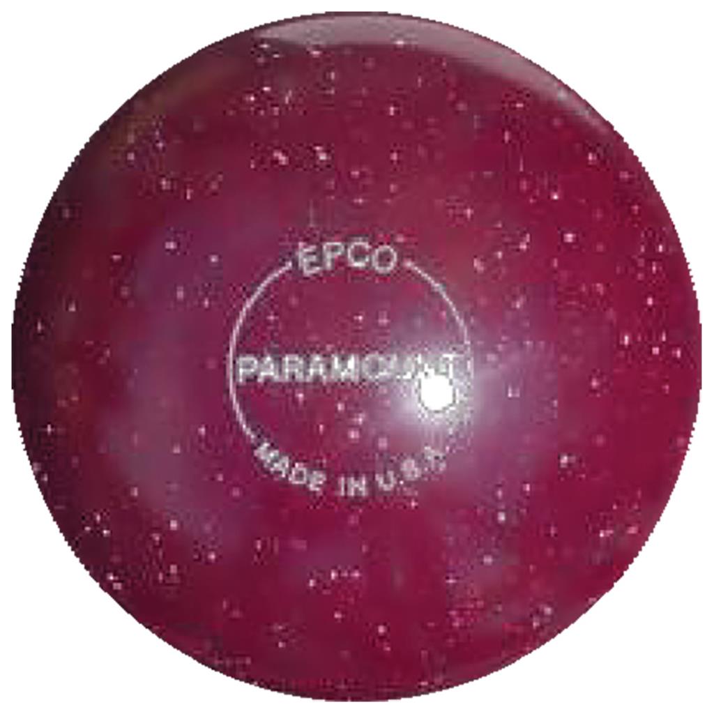 EPCO Duckpin Bowling Ball - Speckled House Ball - Cranberry (5 inch- 3lbs. 8 oz.) 1 Ball