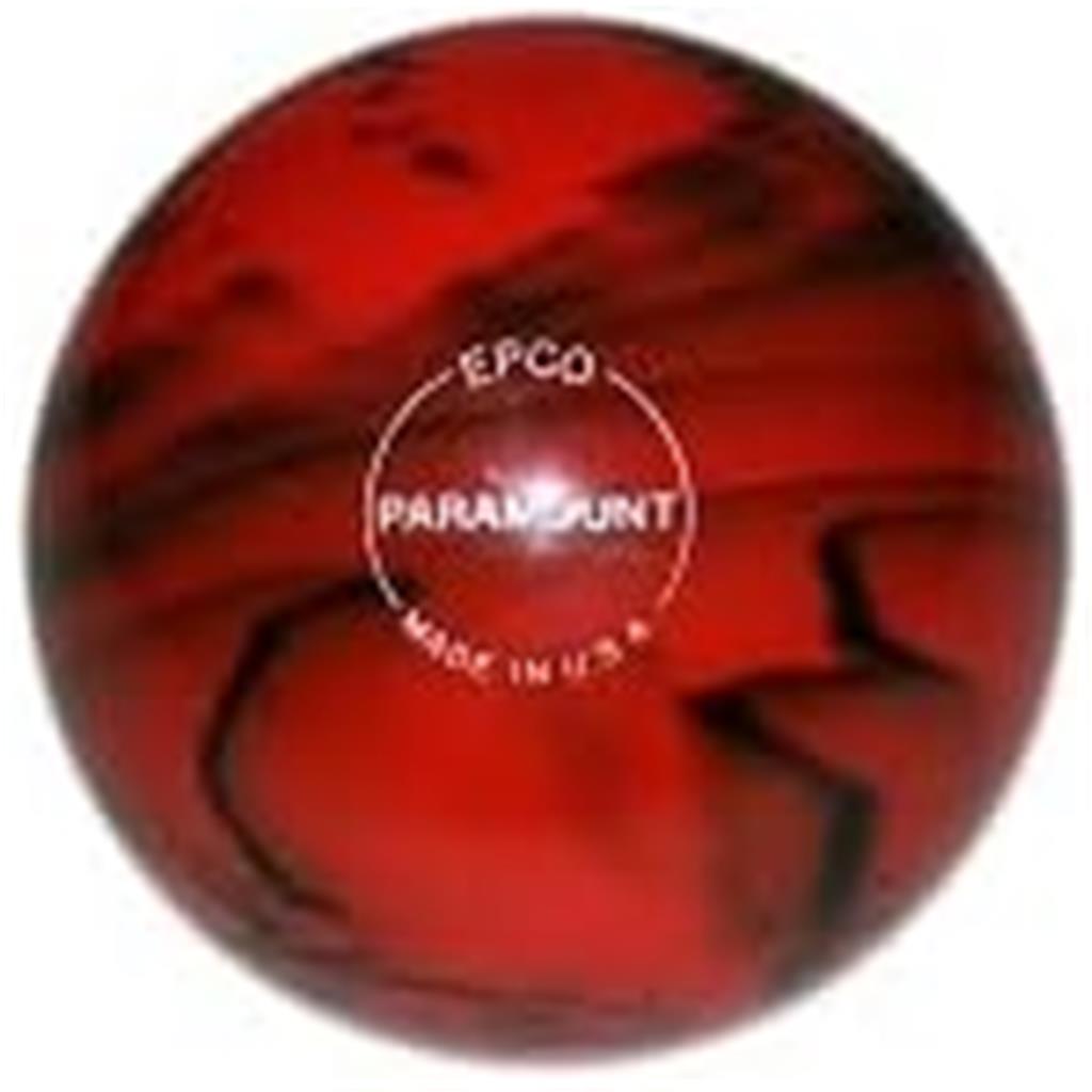 EPCO Candlepin Bowling Ball- Marbleized Glow - Red & Black (4 1/2 inch- 2lbs.6oz.) 1 Ball