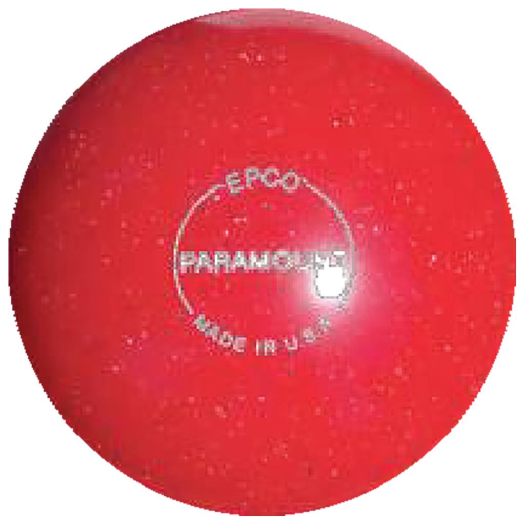 EPCO Duckpin Bowling Ball - Speckled House Ball - Red (5 inch- 3lbs. 10 oz.) 1 Ball