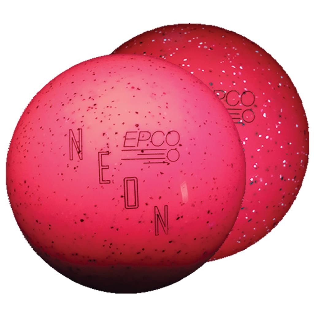 EPCO Duckpin Bowling Ball- Neon Speckled - Magenta (5 inch- 3lbs. 12 oz.) 1 Ball