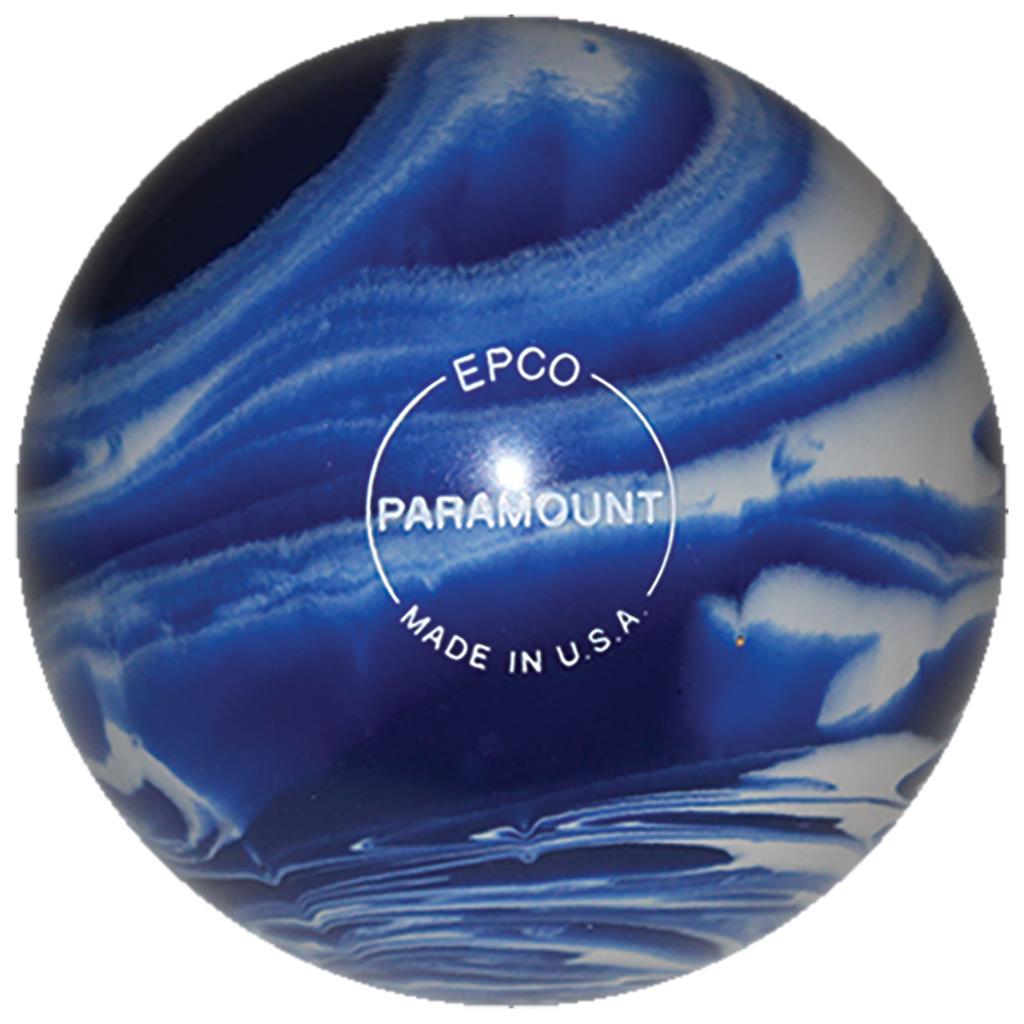 EPCO Duckpin Bowling Ball- Marbleized - Blue & White (4 3/4 inch- 3lbs. 8 oz.) 1 Ball