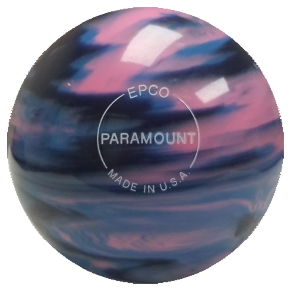 EPCO Duckpin Bowling Ball- Marbleized - Navy, Light Blue & Pink (5 inch- 3lbs. 12 oz.) 1 Ball