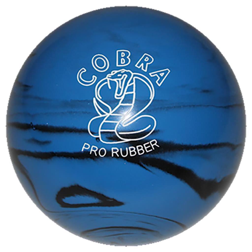 EPCO Duckpin Bowling Ball - Cobra Pro Rubber - Blue & Black (4 7/8 inch- 3lbs. 10oz.) 1 Ball