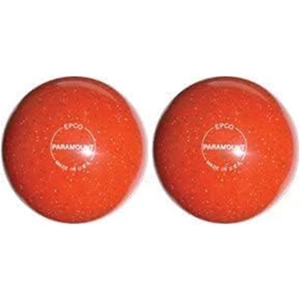 EPCO Duckpin Bowling Balls- Speckled House Ball - Orange (5 inch- 3lbs. 8 oz.) 2 Balls