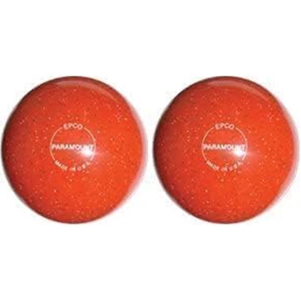 EPCO Duckpin Bowling Balls- Speckled House Ball - Orange (4 7/8 inch- 3lbs. 8 oz) 2 Balls 