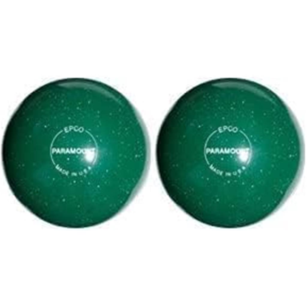 EPCO Duckpin Bowling Balls- Speckled House Ball - Green 4 7/8 inch- 3lbs. 12 oz. 2 Balls