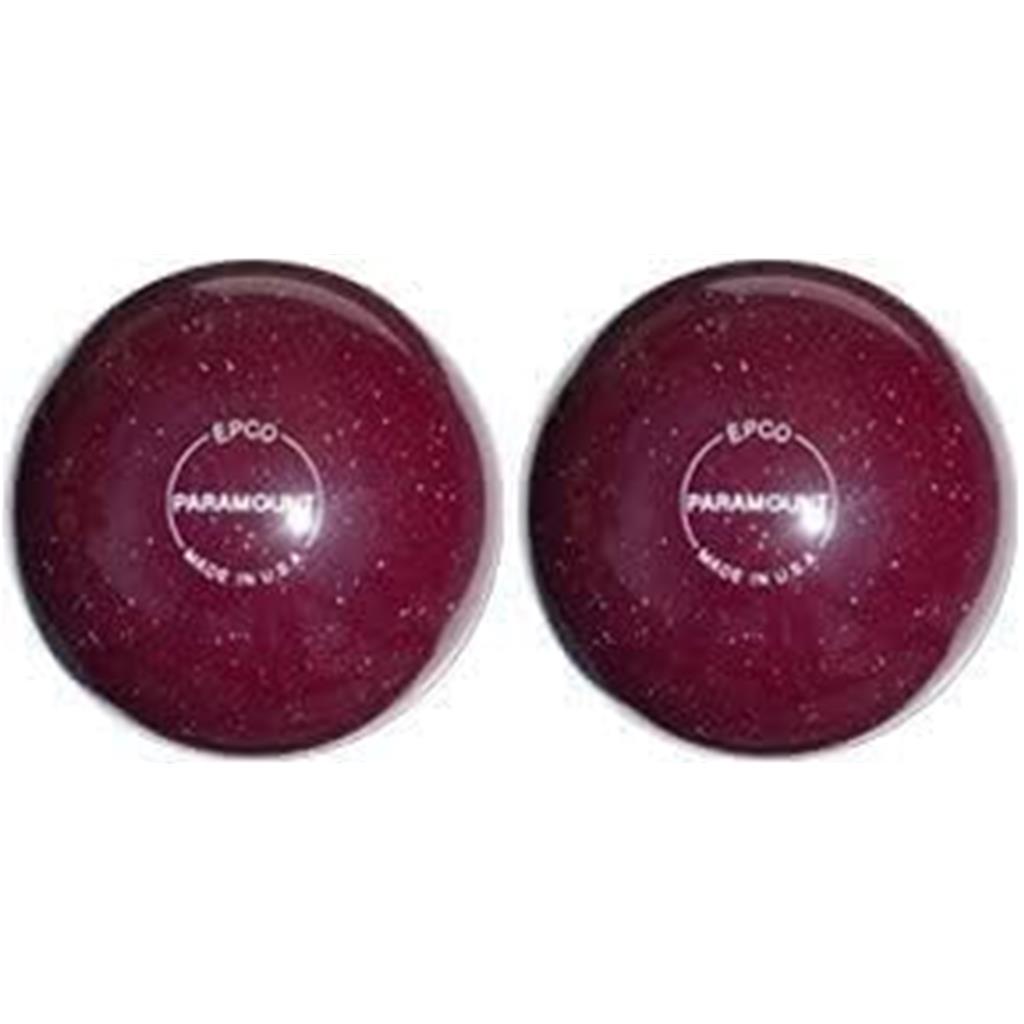 EPCO Duckpin Bowling Balls- Speckled House Ball - Cranberry (5 inch- 3lbs. 10 oz.) 2 Balls