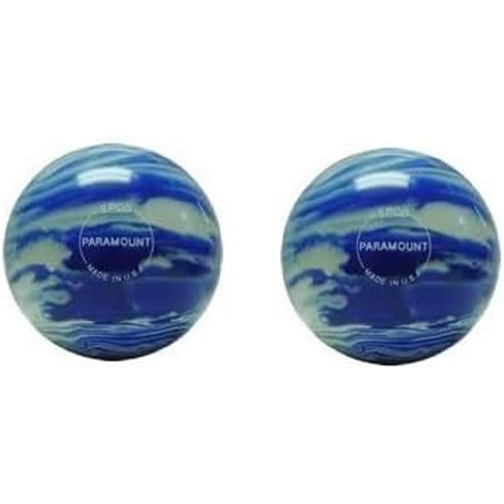 EPCO Duckpin Bowling Balls- Marbleized - Blue & White (4 7/8 inch- 3lbs. 8 oz) 2 Balls