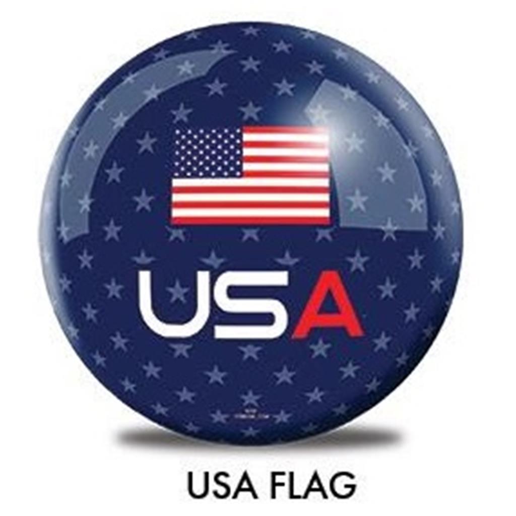 USA Flag Bowling Ball 