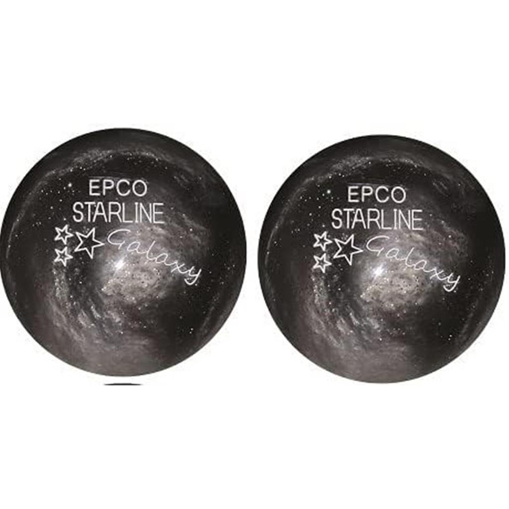 EPCO Duckpin (5-Pin) Starline Galaxy -Black - 4 7/8", 3lbs 8oz 2 Balls