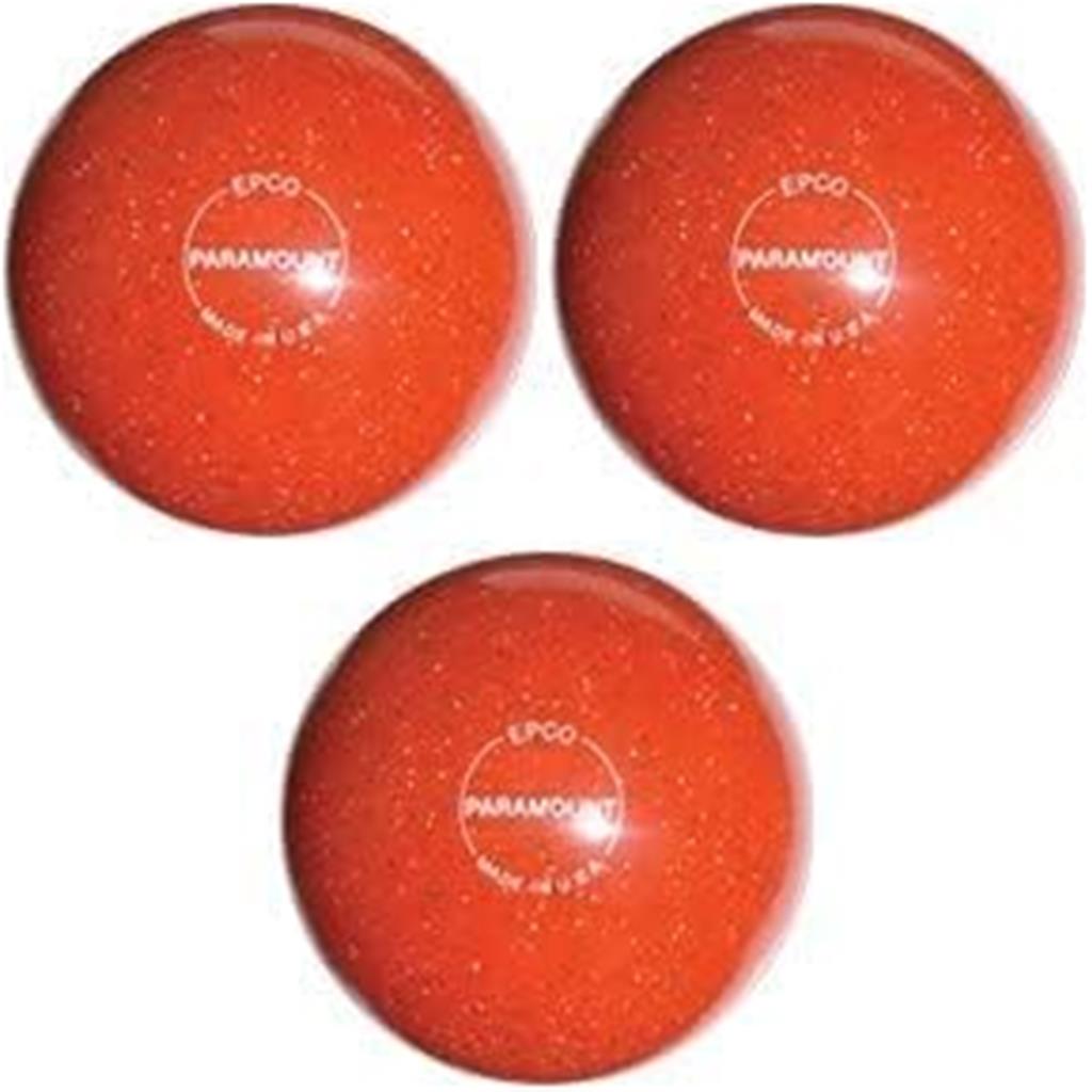 EPCO Duckpin Bowling Balls - Speckled House Ball - Orange (5 inch- 3lbs. 8 oz.) 3 Balls