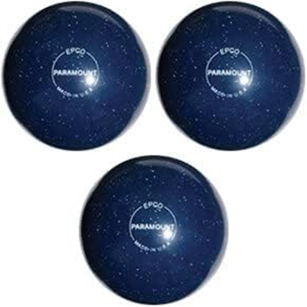 EPCO Duckpin Bowling Balls - Speckled House Ball - Blue (4 7/8 inch- 3lbs. 12 oz.) 3 Balls