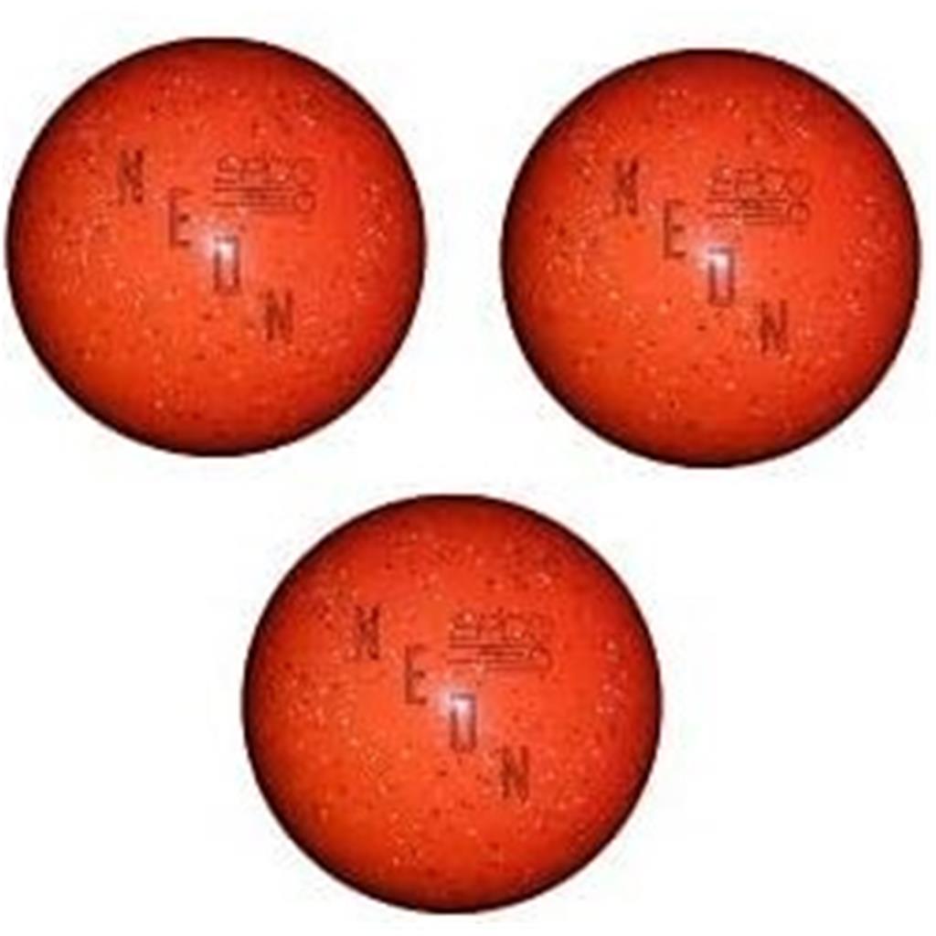 EPCO Duckpin Bowling Balls - Neon Speckled - Orange (4 7/8 inch- 3lbs. 8 oz.) 3 Balls