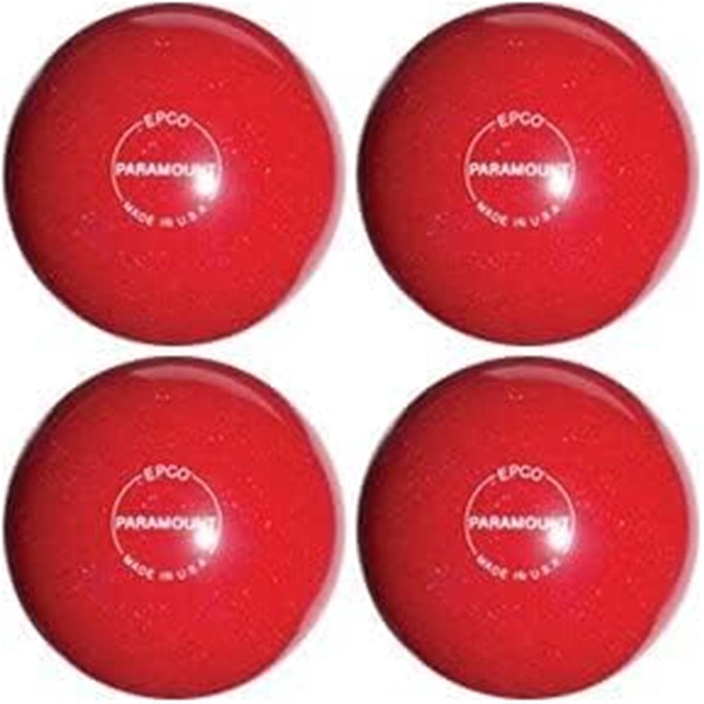 EPCO Candlepin Bowling Balls - Paramount Speckled - Red (4 1/2 inch- 2lbs. 6oz.) 4 Balls