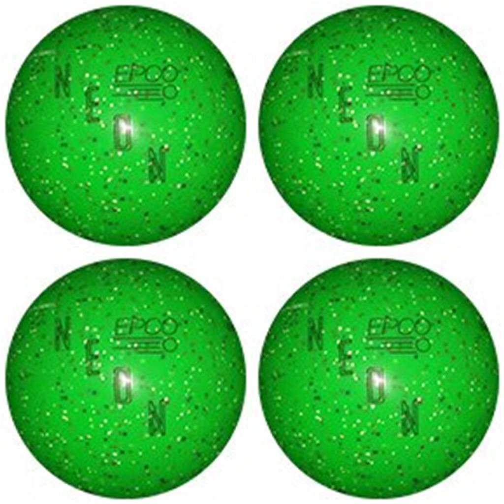 EPCO Neon Candlepin Bowling Ball- Neon Green (4 1/2 inch- 2lbs. 6oz.) 4 Balls