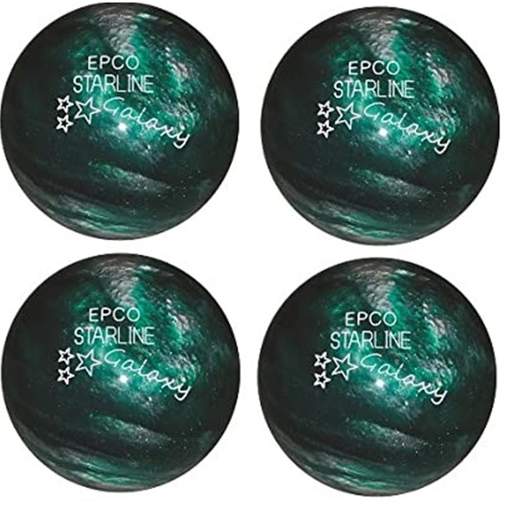 EPCO Candlepin Starline Galaxy -Green - 4 1/2", 2lbs 6oz 4 Balls