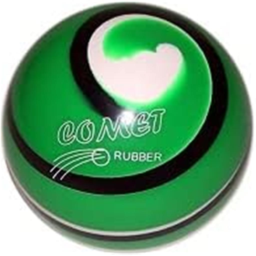 EPCO Candlepin Bowling Ball- Comet Rubber - Green with Black & White (4 1/2 inch- 2lbs.7oz.) 1 Ball