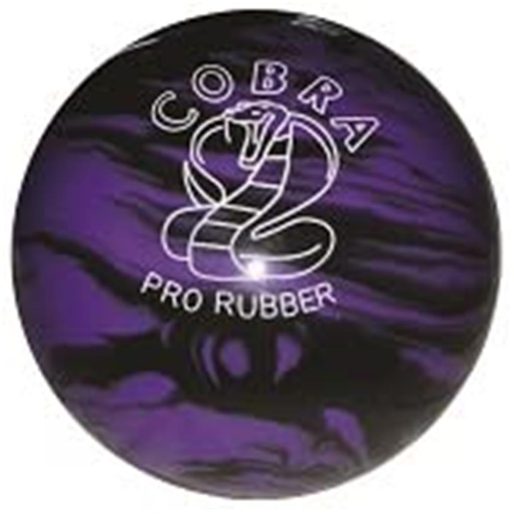 EPCO Candlepin Bowling Ball- Cobra Pro Rubber - Lavender & Black (4 1/2 inch- 2lbs.7oz.) 1 Ball